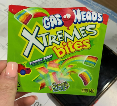 Bag of Gummy Candy laced with THC