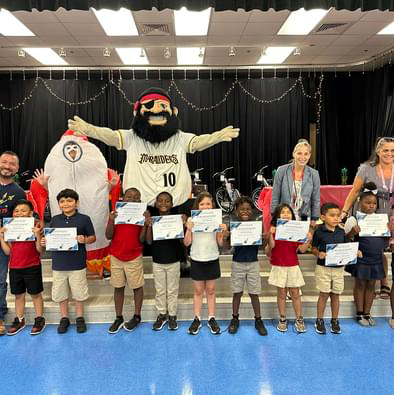 RGB students celebrate their test scores!