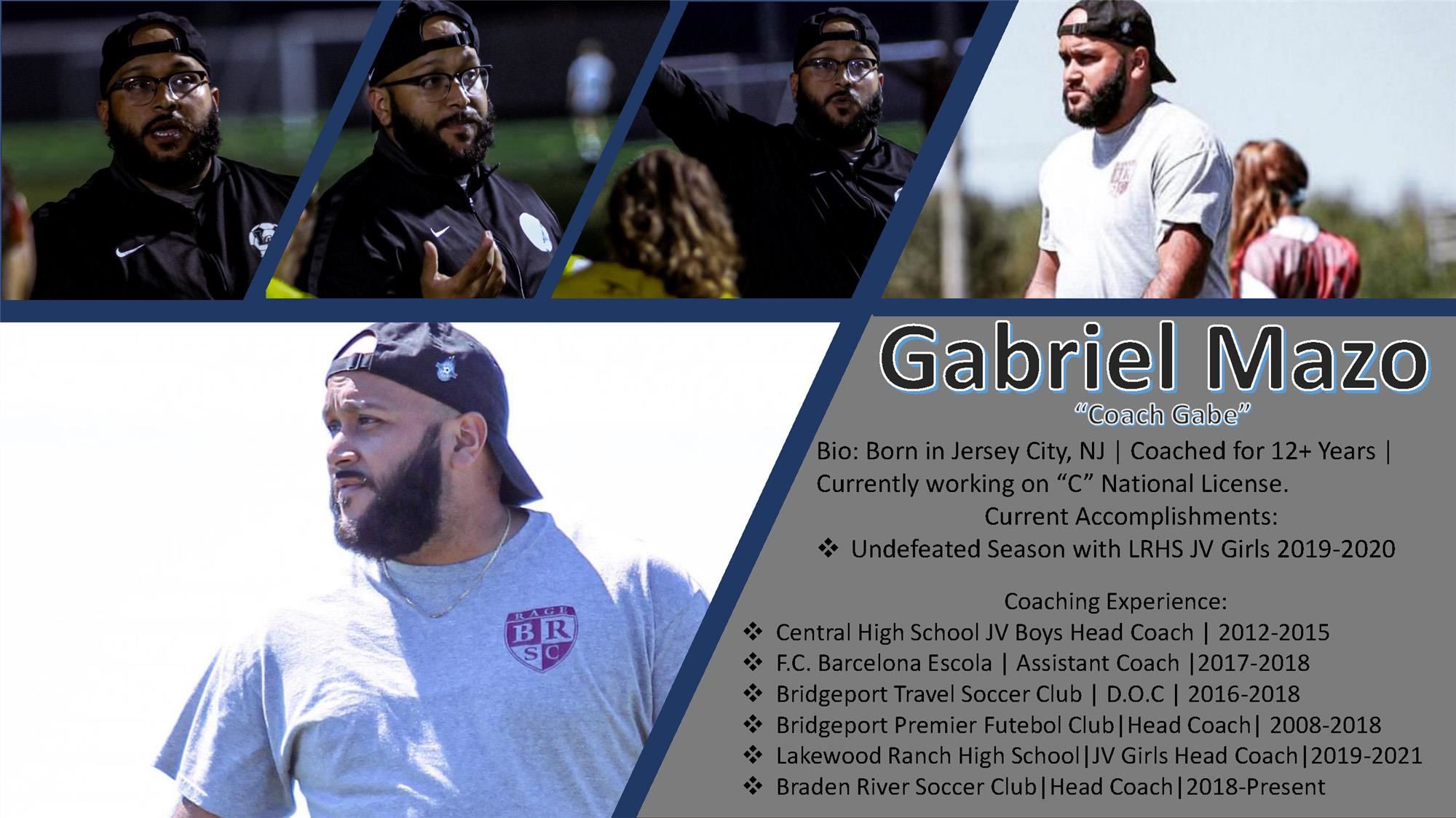 Profile of Boy's soccer coach Gabe Mazo