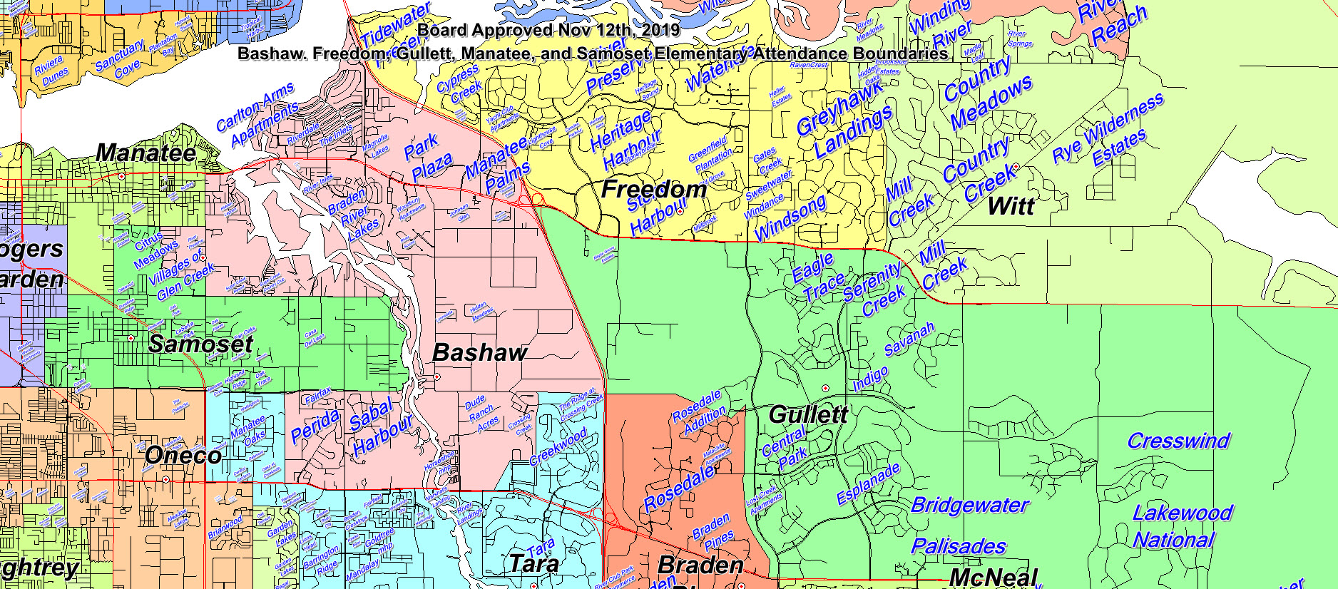 Manatee County School District Map - San Juan County Utah Map