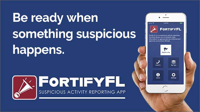  Be ready when something suspicious happens.