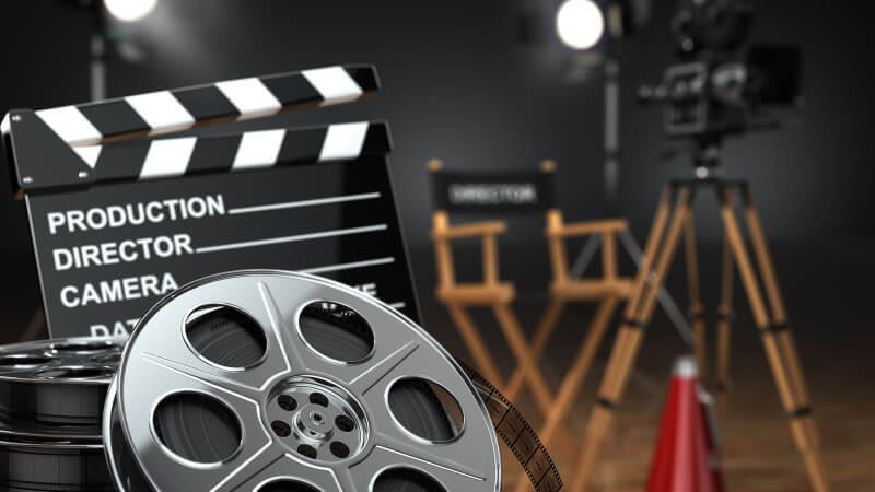 Film and Movie reel Film and Movie reel