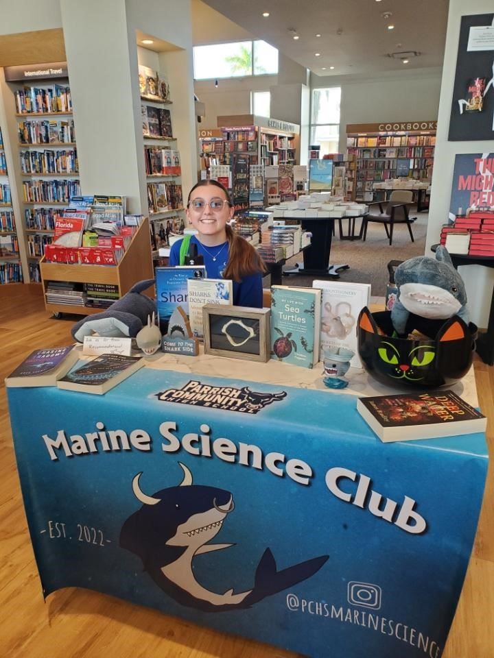 Marine Club Book Fair Table