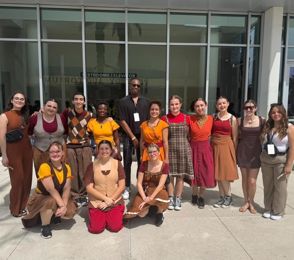  Winter Guard at one of their competitions
