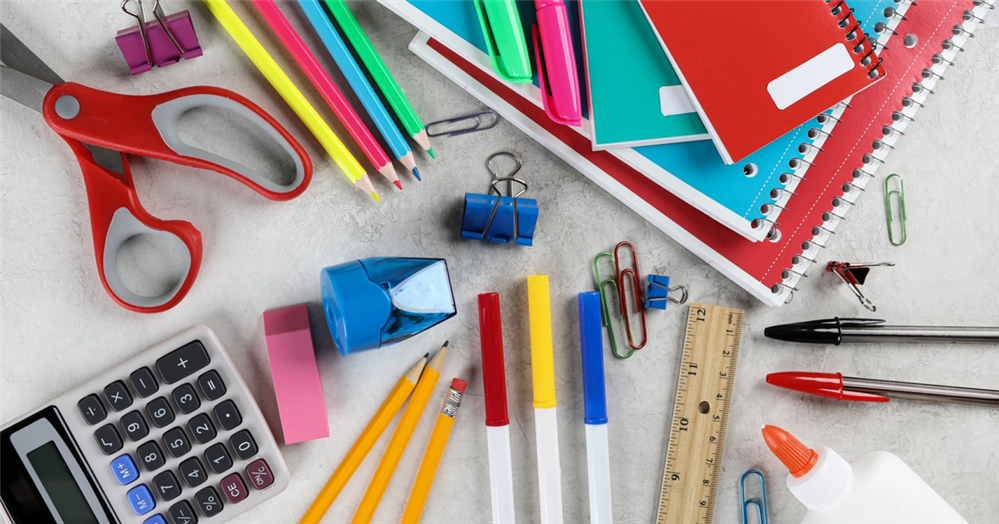  Picture of Various School Supplies