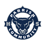 A Bull Head with the words Parrish Community HS